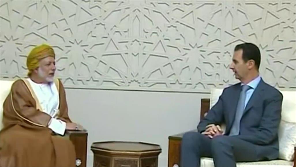 وزير الخارجية العماني يلتقي الرئيس الأسد في دمشق