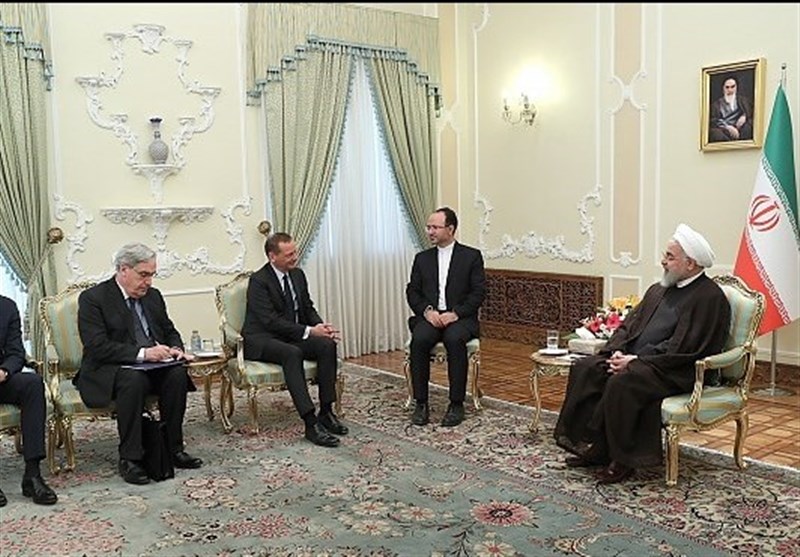 روحاني بعد استلامه رسالة ماكرون: ايران تركت باب التفاوض مفتوحا