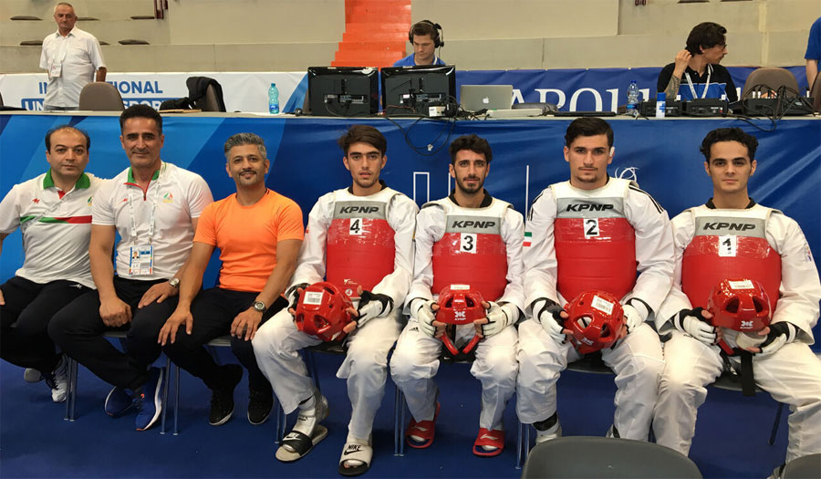 فريق إيران للتايكواندو يتقلد ذهبية ألعاب نابولي الجامعية