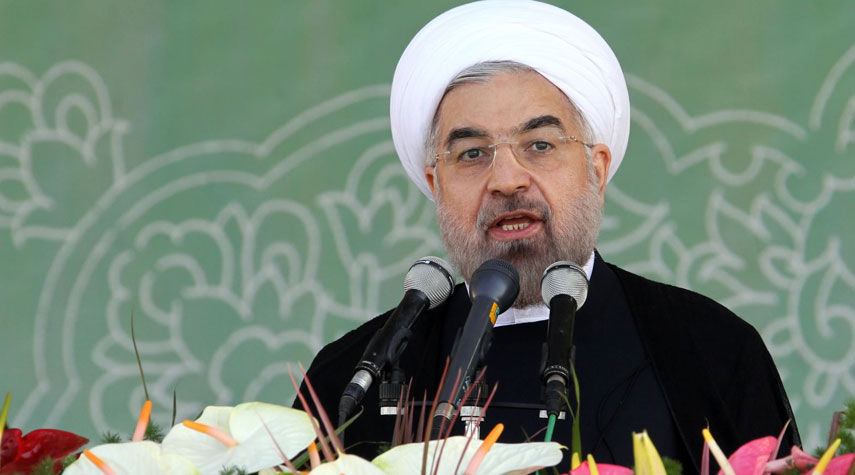 روحاني يؤكد فشل كل المحاولات الامريكية ضد ايران