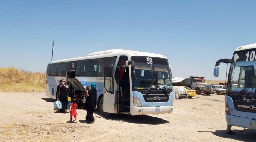 عودة 423 نازحا عراقياً الى مناطق سكناهم في نينوى