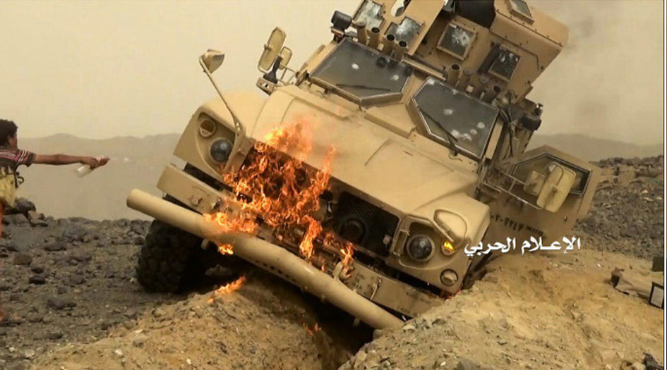  "فخر الصناعة الأمريكية" تحترق بنيران الجيش واللجان الشعبية اليمنية