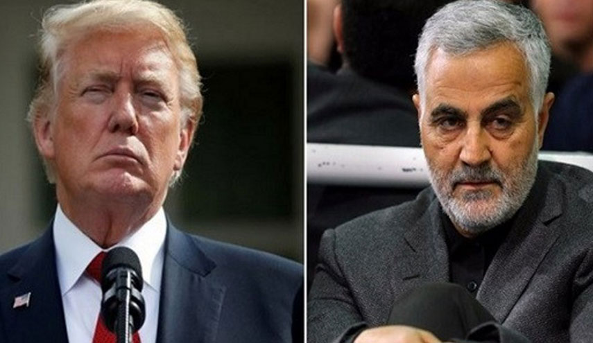 قاسم سليماني يعلق على إعلان ترامب إسقاط طائرة إيرانية مسيرة 