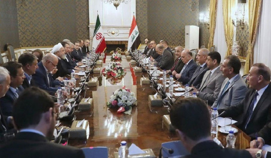 روحاني: لزوم تطوير التعاون بين طهران وبغداد، وايران أكبر ضامن لحرية الملاحة