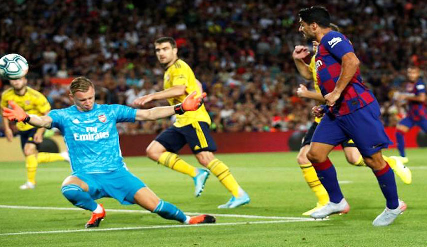 برشلونة يهزم أرسنال في كأس خوان غامبر 