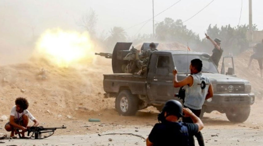 اشتباكات جنوب طرابلس ومقتل 9 من قوات الوفاق