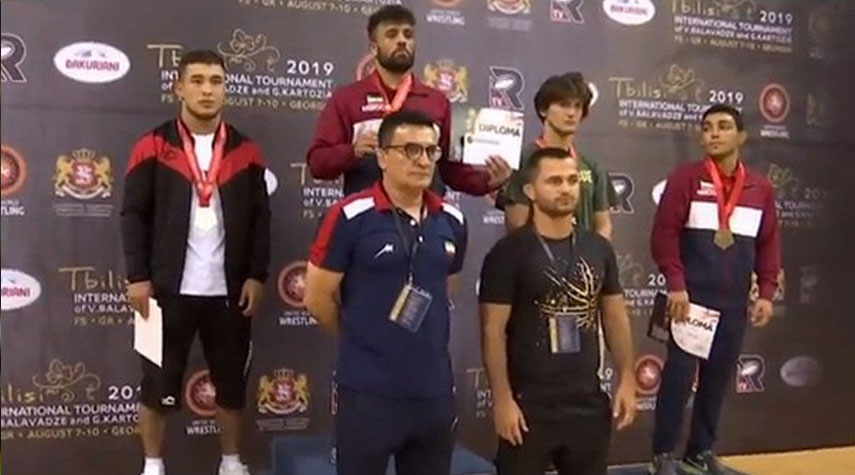 ايران تحصد ۱۱ ميداليات ملونة في بطولة جورجيا للمصارعة
