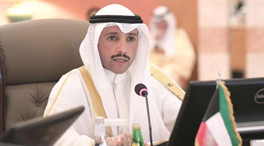 رئيس البرلمان الكويتي يدعو للضغط على الكيان الصهيوني