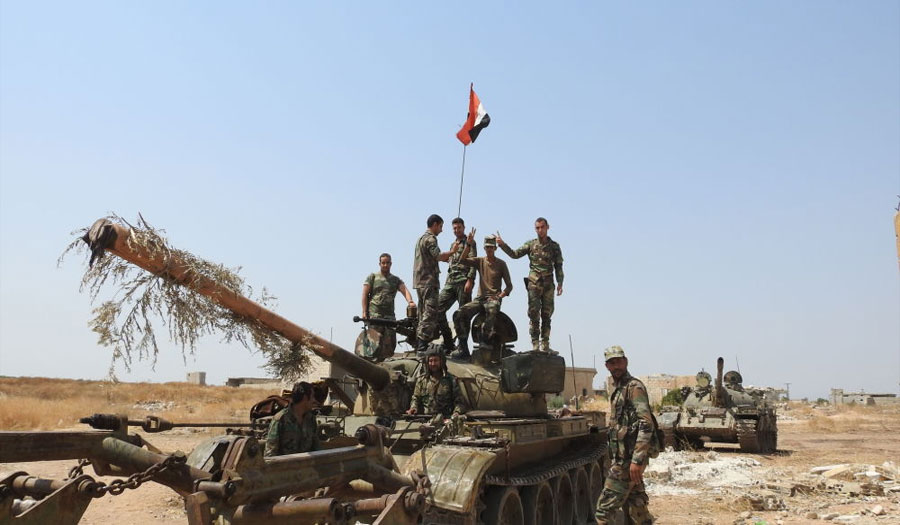 الجيش السوري يتقدم في أطراف خان شيخون 