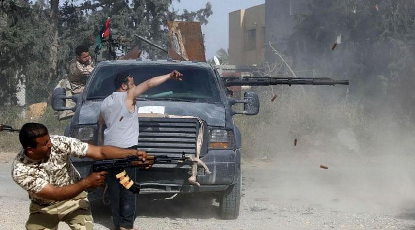 اشتباكات عنيفة بين حكومة الوفاق وقوات حفتر جنوب طرابلس