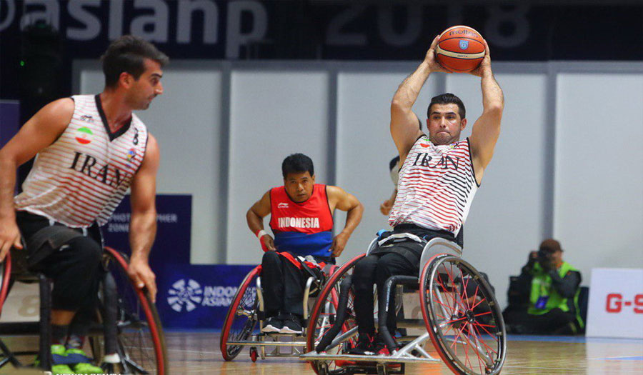 إيران تتوج ببطولة اليابان الرباعية في كرة السلة للكراسي 