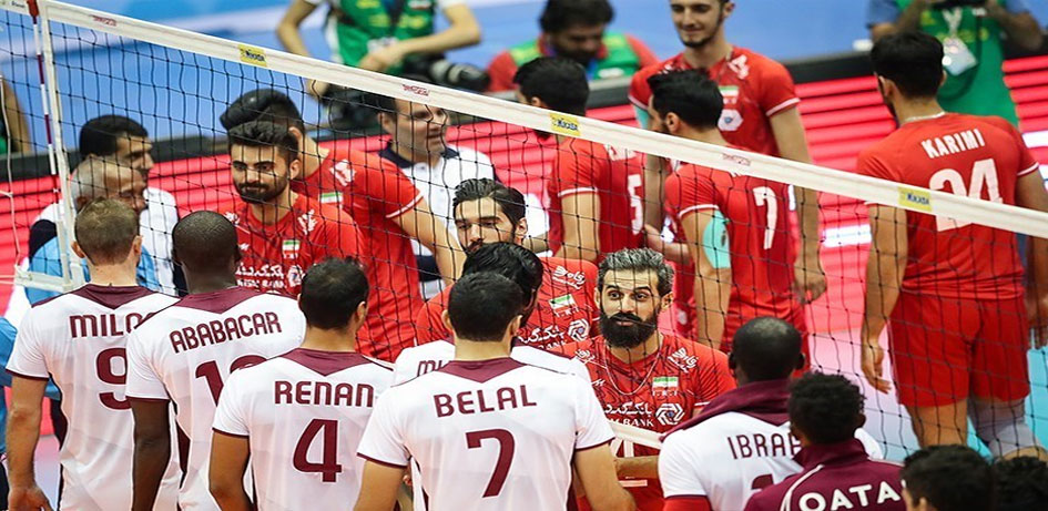 بالصور.. فوز إيران على قطر في بطولة آسيا لكرة الطائرة