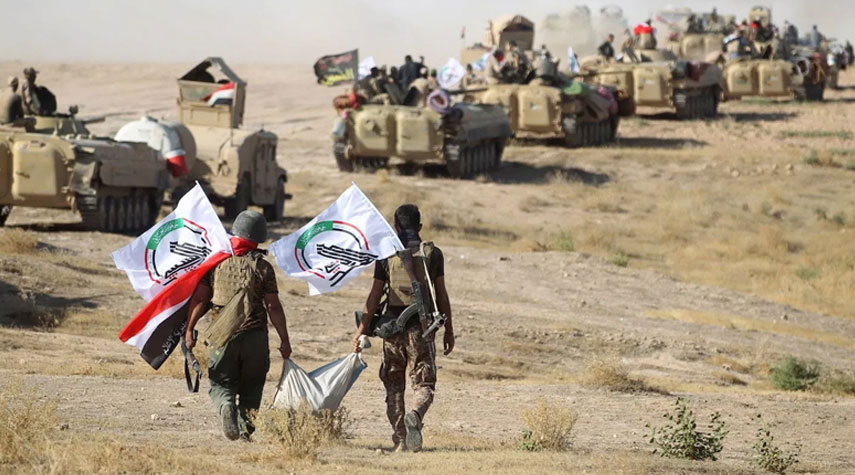 العراق..الحشد الشعبي يطهر عدة أماكن في صحراء الأنبار
