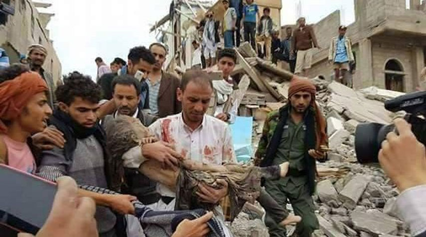 تواصل جرائم العدوان في اليمن..مجزرة جديدة توقع 16 شهيداً