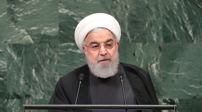 روحاني: لا مفاوضات مع الحظر والاملاءات الصهيو-امريكية ستفشل 
