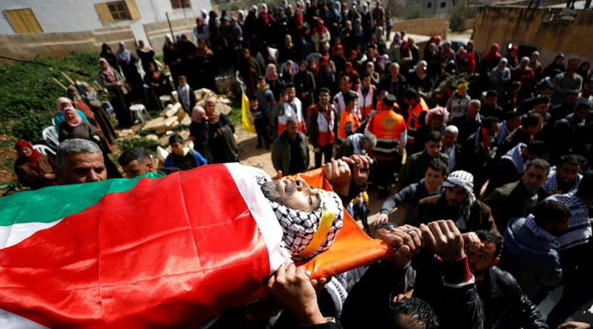 تشييع شهيدين فلسطينيين في نابلس وغزة
