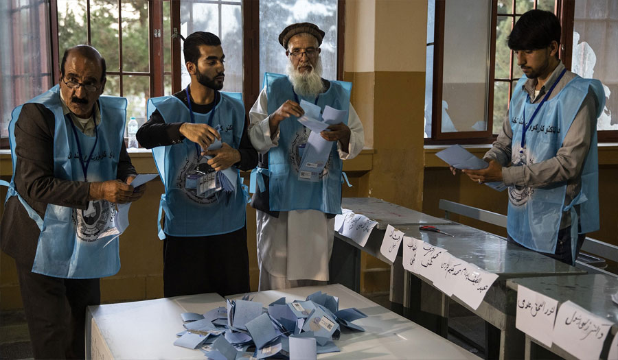 انتخابات أفغانستان الرئاسية.. هدوء نسبي وسط إقبال ضعيف