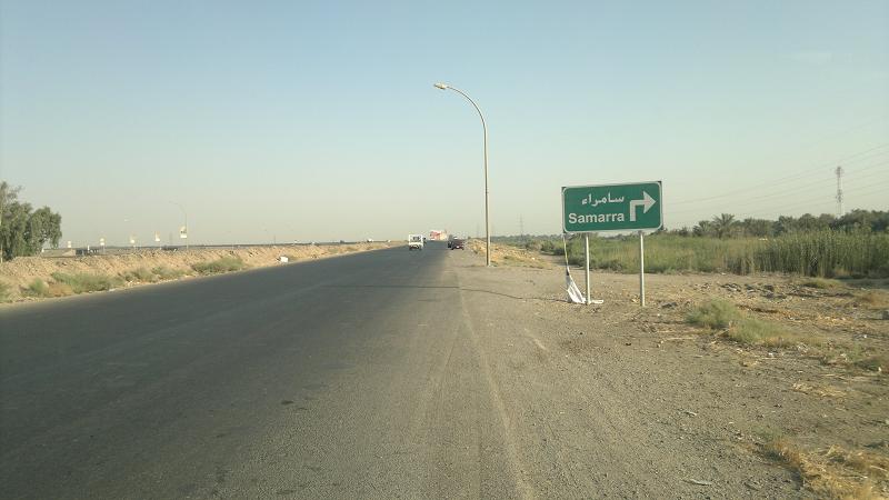 فتح طريق بغداد سامراء بعد أن قطعته عصابات داعش
