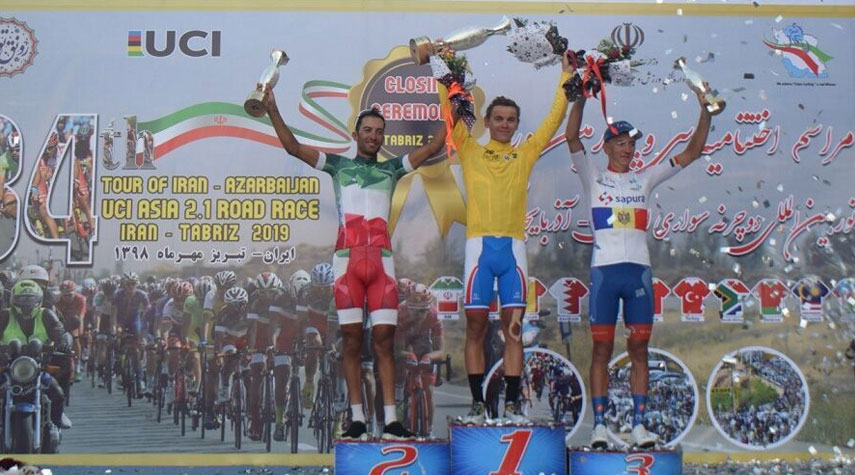 درّاج روسي يفوز ببطولة طواف محافظتي آذربيجان في ايران