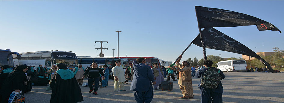 بالصور.. وصول زوار الأربعين من أفغانستان إلى منفذ دوغارون