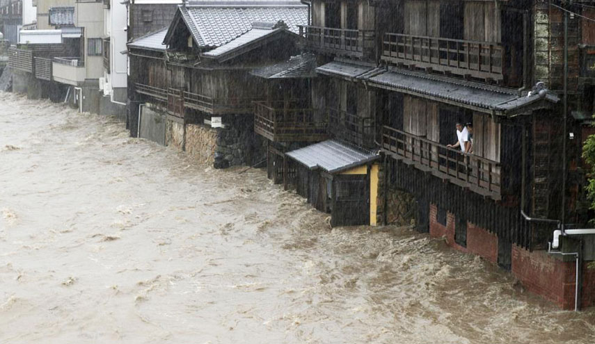 اليابان... مقتل 18 شخصا في أسوأ إعصار منذ 60 سنة 