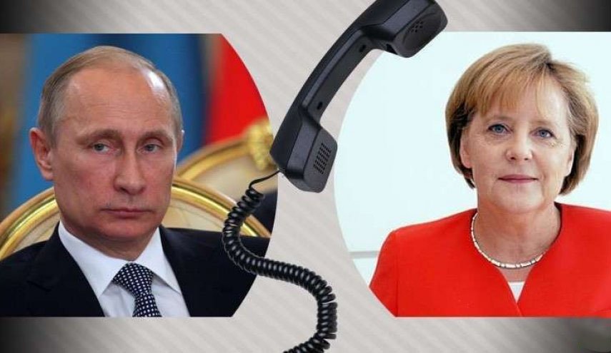 الرئيس الروسي والمستشارة الالمانية يبحثان التسوية السورية
