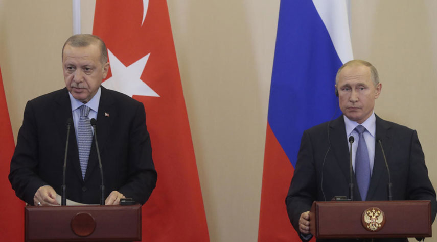 اردوغان يعلن عن "اتفاق تاريخي" مع بوتين بشأن سوريا