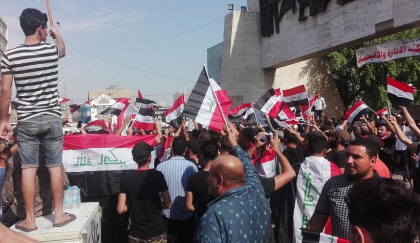 الاعلان عن حصيلة تظاهرات العراق 