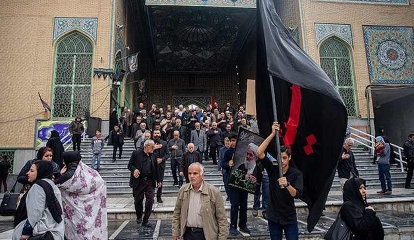 مواكب عزاء في ذكرى وفاة النبي الأكرم محمد (ص) في طهران