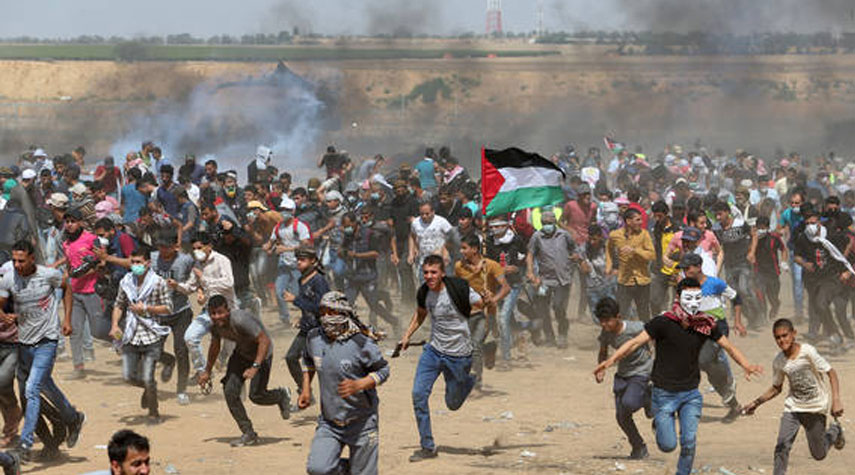 اصابة 83 فلسطينيا بنيران الاحتلال على حدود غزة