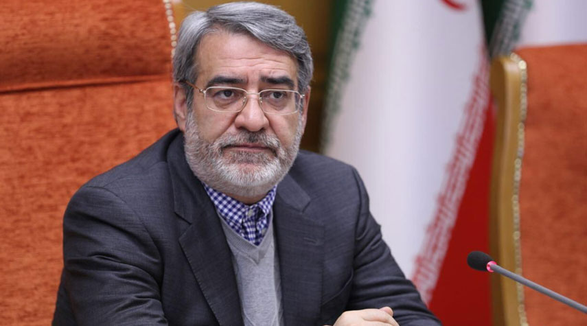 وزير الداخلية الايراني يوعز بالاسراع في متابعة اوضاع منكوبي الزلزال