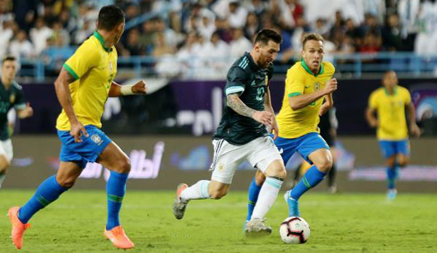 ميسي يقود الارجنتين للفوز على البرازيل 