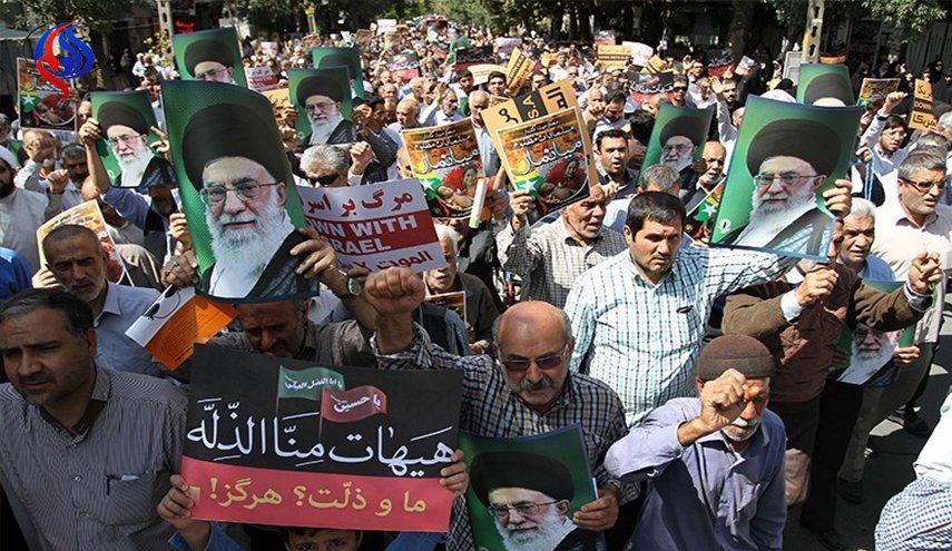 مسيرات حاشدة في طهران تنديدا بأعمال الشغب