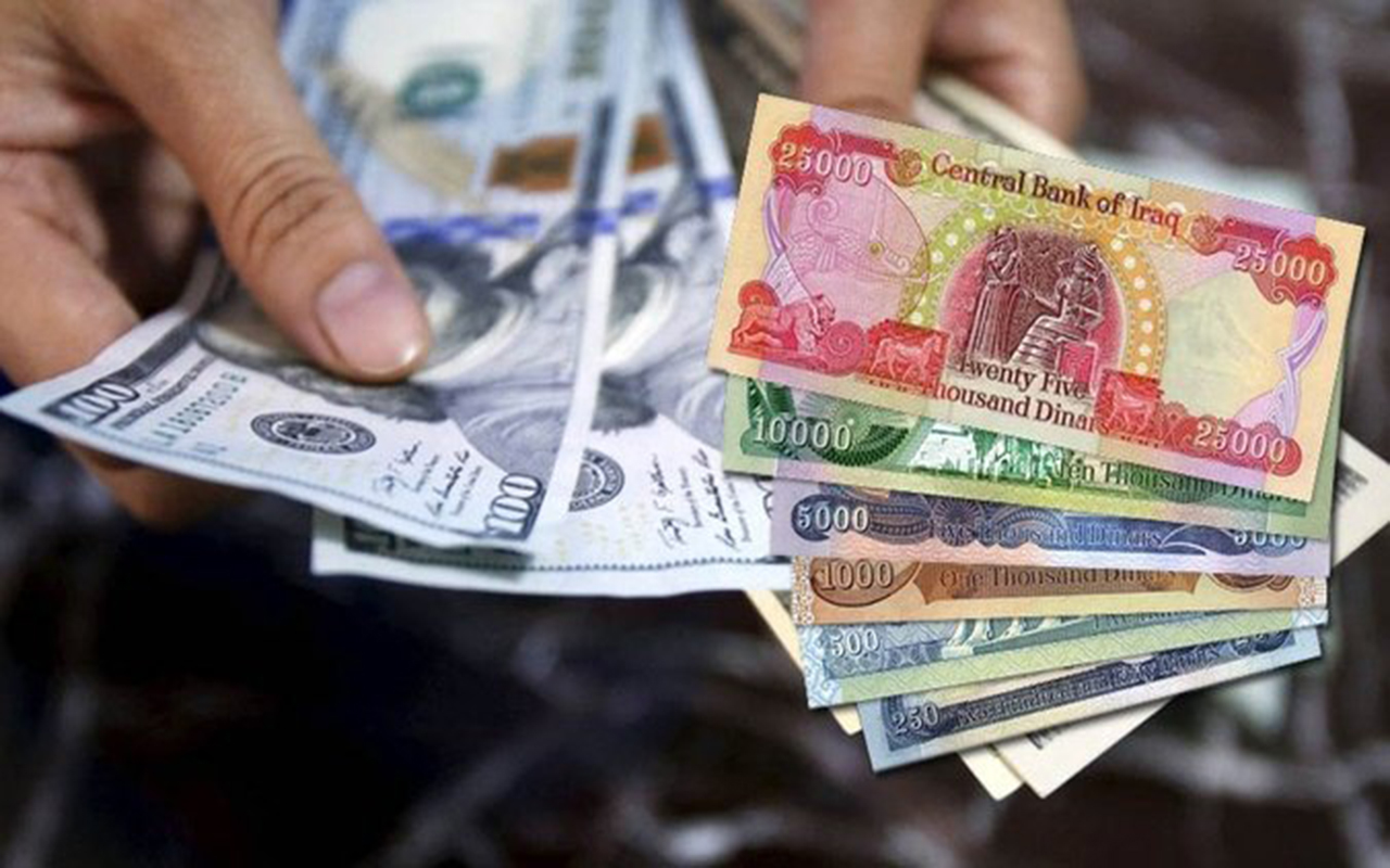 اسعار صرف الدولار في اسواق المال العراقية اليوم