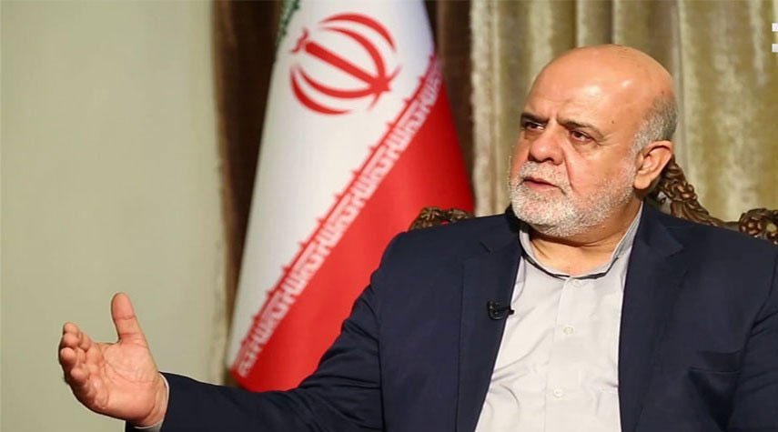 السفير الايراني في بغداد يتحدث بشأن الاعتداء على قنصلية النجف