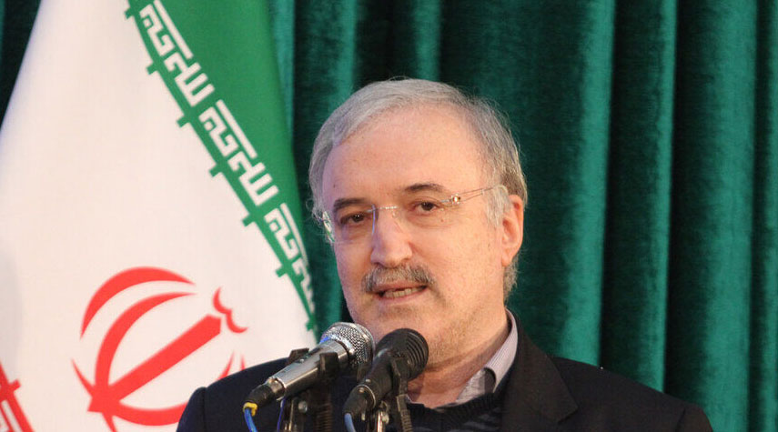 وزير الصحة الايراني: ندعو الأوساط الدولية لعدم الصمت تجاه الحظر ضد شعبنا