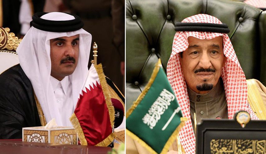 أمير قطر يتلقى دعوة من الملك السعودي
