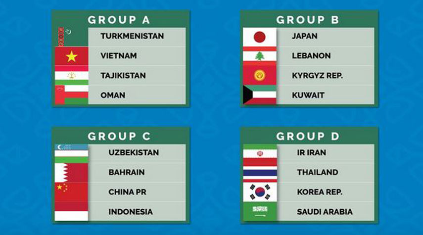 ايران ضمن المجموعة الرابعة في كأس آسيا لكرة الصالات