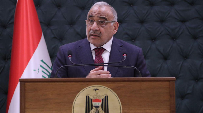 عبد المهدي يستنكر ادراج شخصيات عراقية بقوائم عقوبات