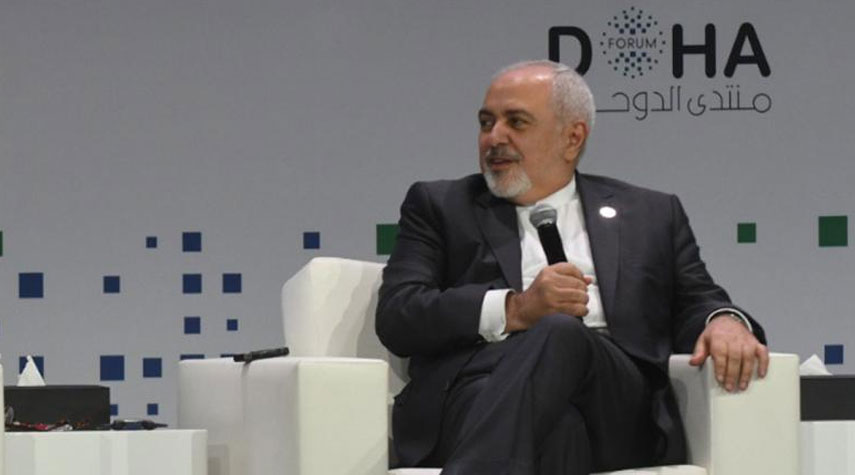 وزير الخارجية الايراني يستعرض مبادرة هرمز للسلام أمام منتدى الدوحة
