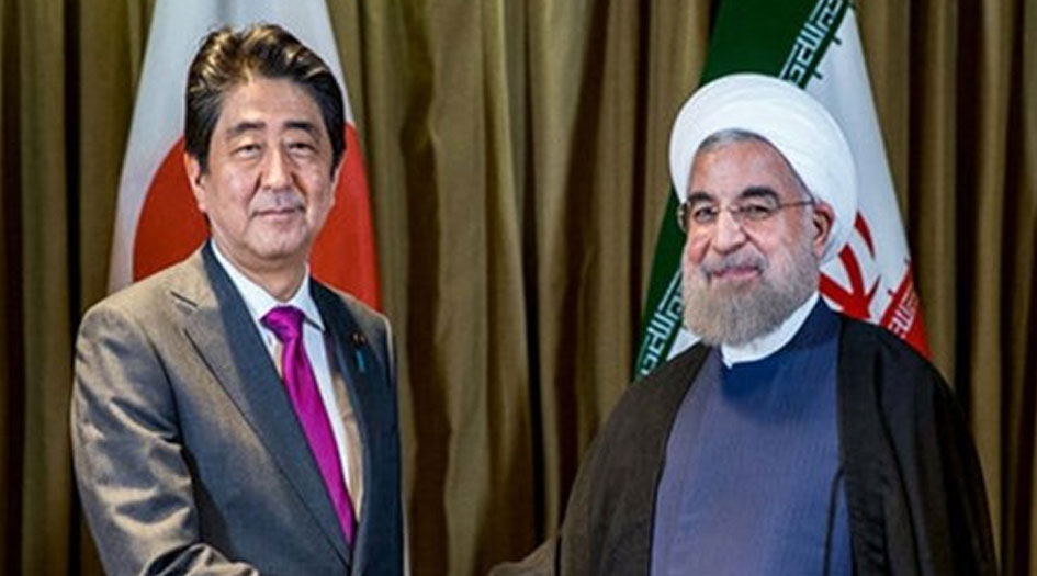 الرئيس روحاني يلتقي رئيس وزراء اليابان شينزو آبي