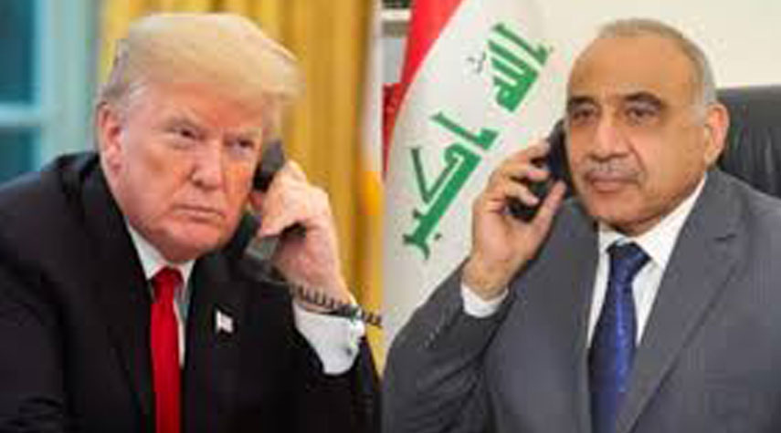 تفاصيل المكالمة بين رئيس الوزراء العراقي وترامب 