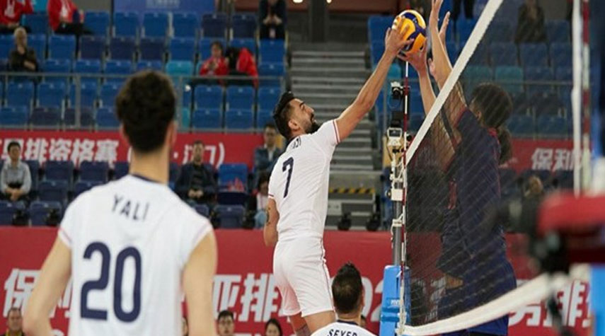ايران تغلب تايوان بالتصفيات الأولمبية للكرة الطائرة
