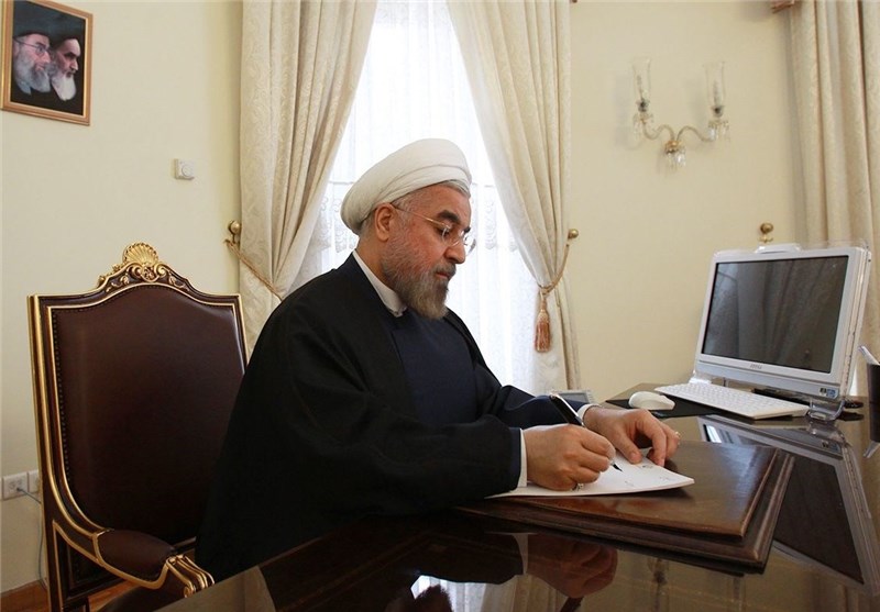 الرئيس روحاني يبلغ الجهات المعنية بتنفيذ قانون الرد بالمثل 