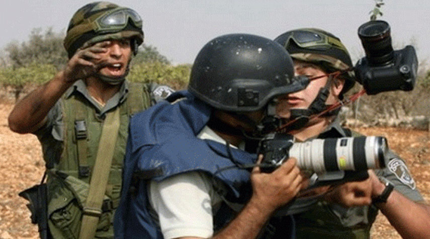 463 انتهاكا للاحتلال الصهيوني بحق الصحفيين خلال 2019 