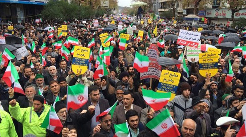 ايران... مسيرات في أنحاء البلاد يوم الجمعة دعما لاقتدار النظام الاسلامي