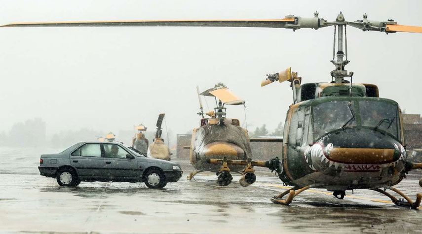 طيران الجيش الايراني يشارك في إغاثة منكوبي السيول