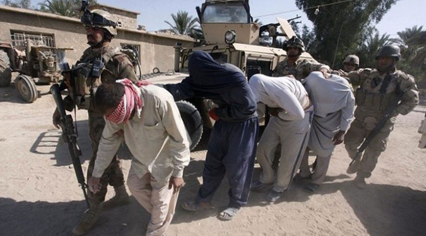 اعتقال عناصر من داعش في الموصل بالعراق