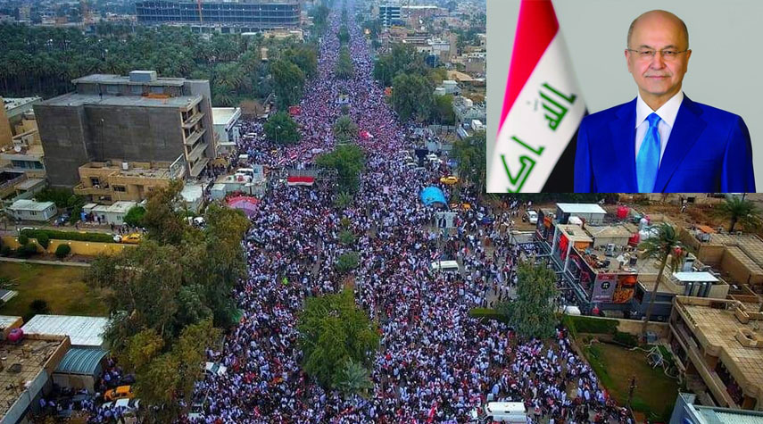 الرئيس العراقي: شعبنا مصر على دولة ذات سيادة كاملة غير منتهكة