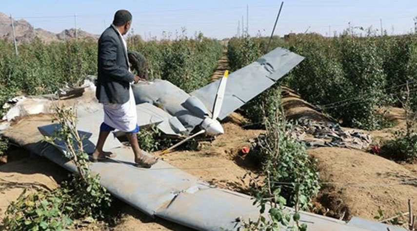 اليمن... إسقاط طائرة تجسسية لتحالف العدوان السعودي